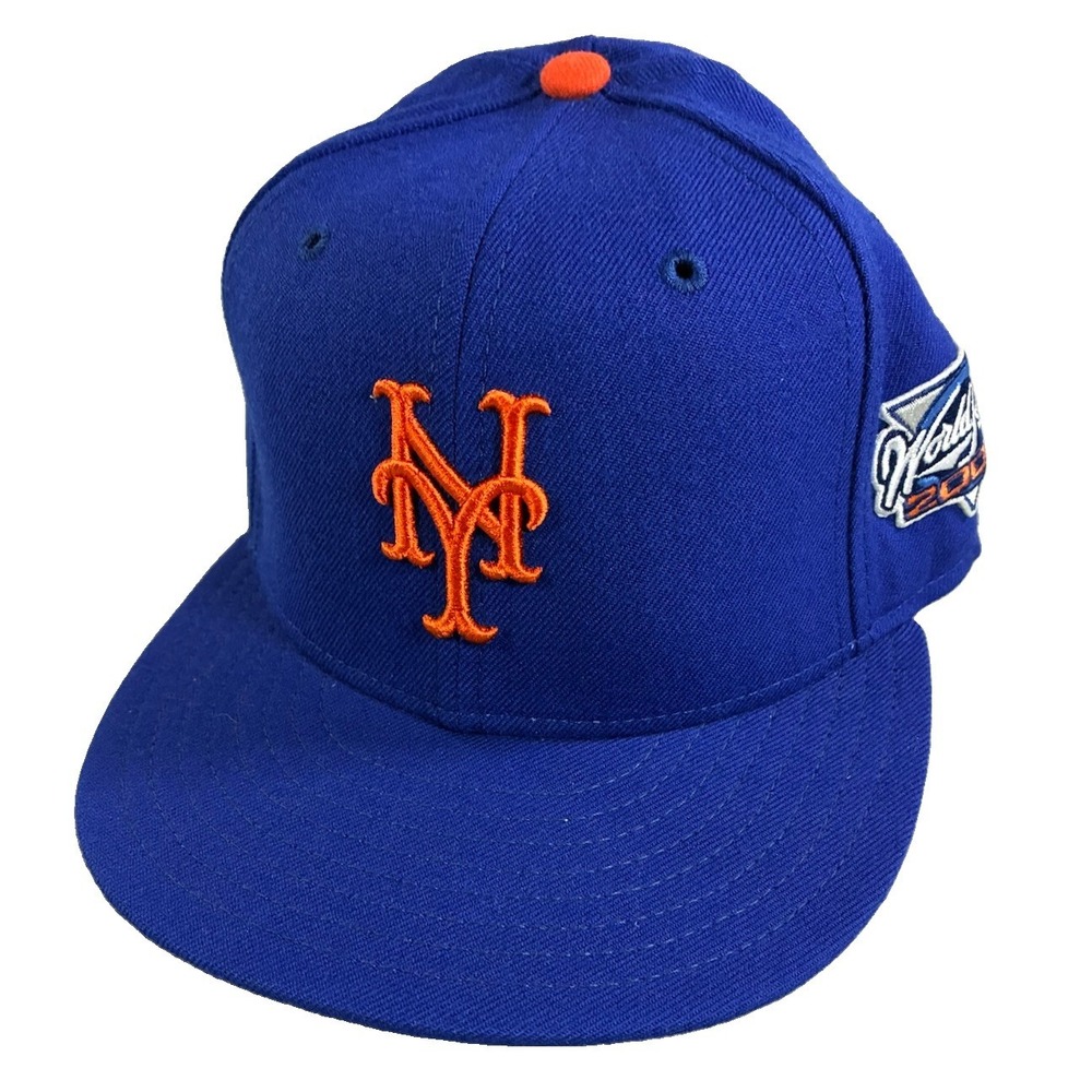 Vintage New Era 5950 NY Mets 2000 World Series NWT Made in USA 100% Wool 6-7/8